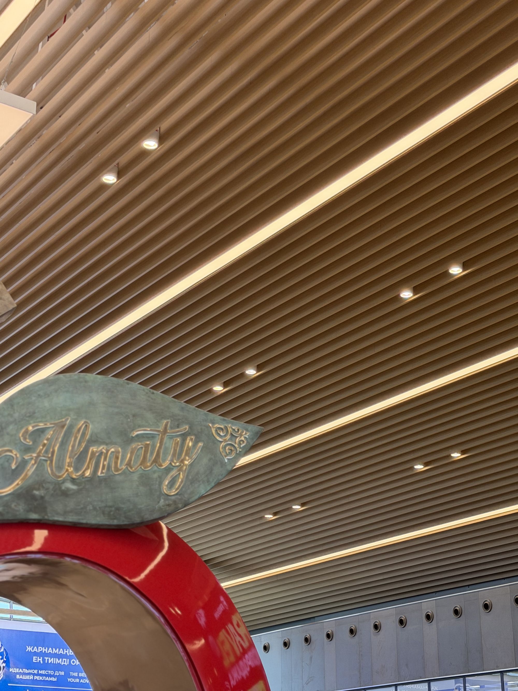 Almaty Airport Departure Hall