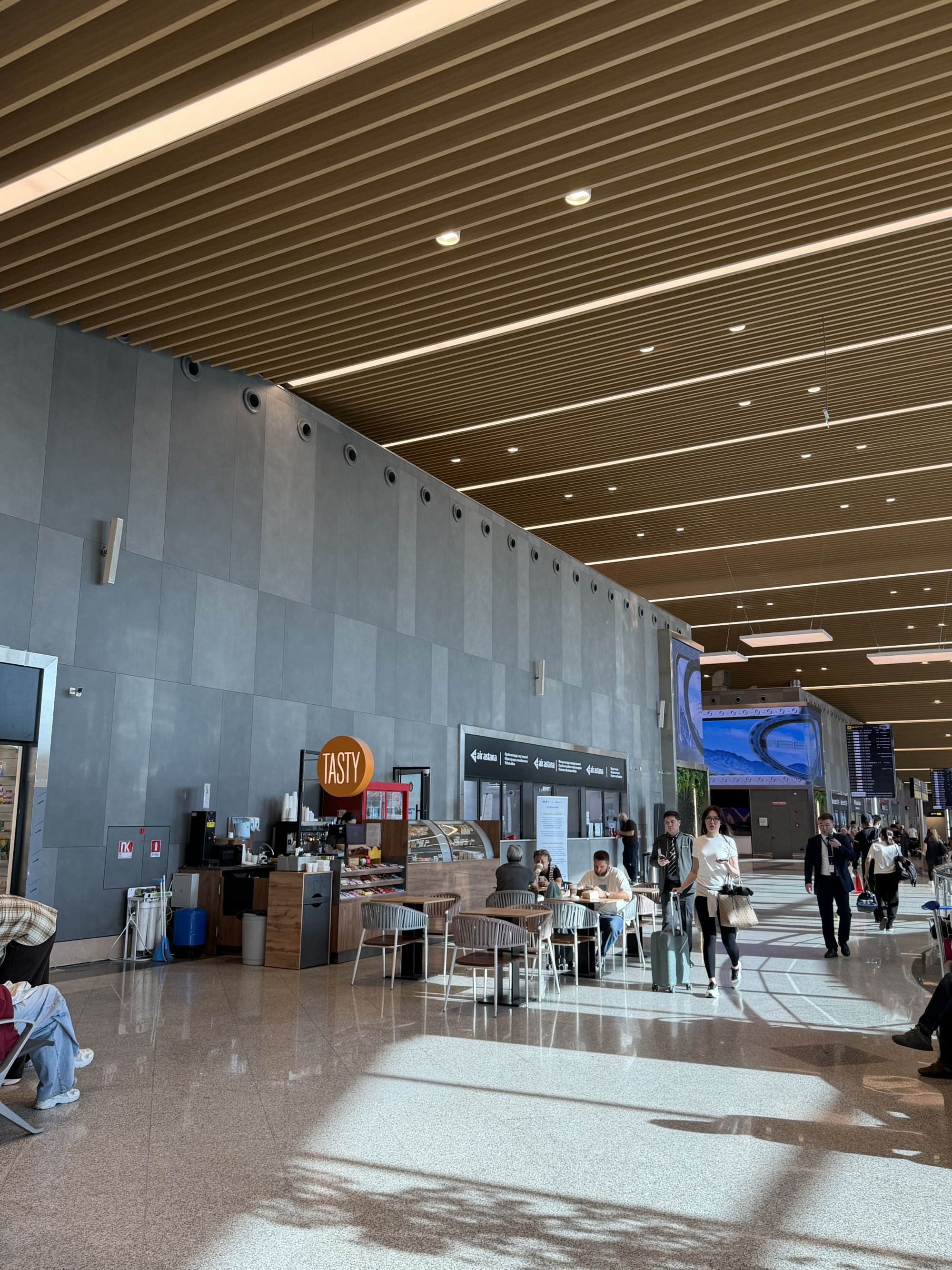 Almaty Airport Departure Hall