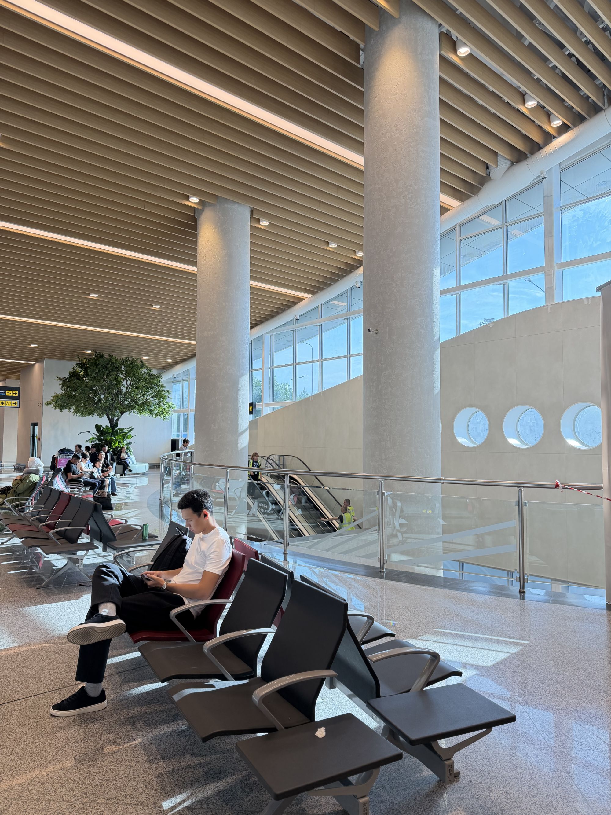 Almaty Airport Departure Hall